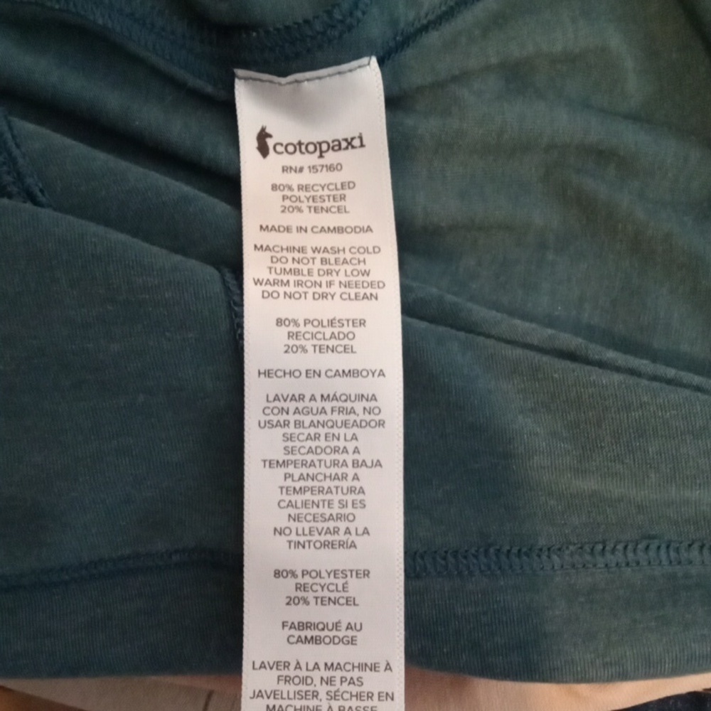 Cotopaxi Womens Paseo Travel V Neck T Shirt Womens Xs Short Sleeve - Picture 8 of 9